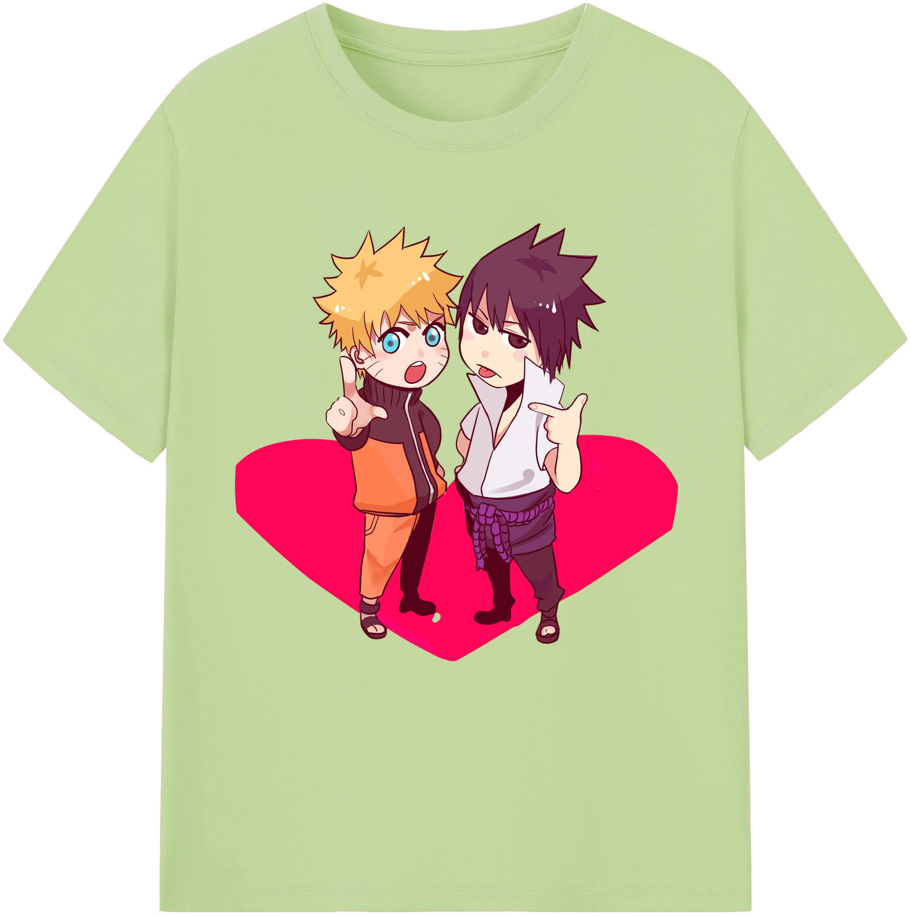 （画像用） NARUTO -ナルト- うずまき ナルト Uzumaki Naruto 綿100％半袖Tシャツ（フロントプリント）